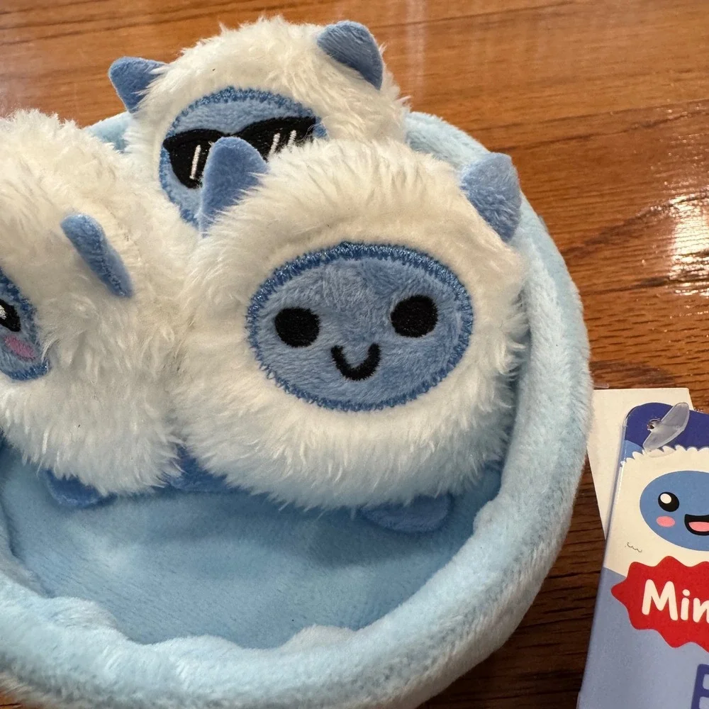 Emotional Support Pals Mini Yeti Plush Bowl 3pk Relatable 4